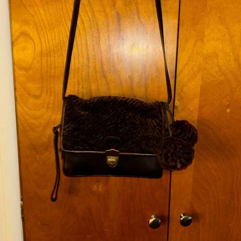 Patricia Nash Crossbody Chocolate Leather